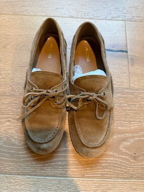 ALDO suede boat shoes